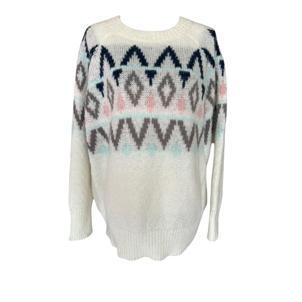 Women's A New Day Knit Sweater Size 2X White